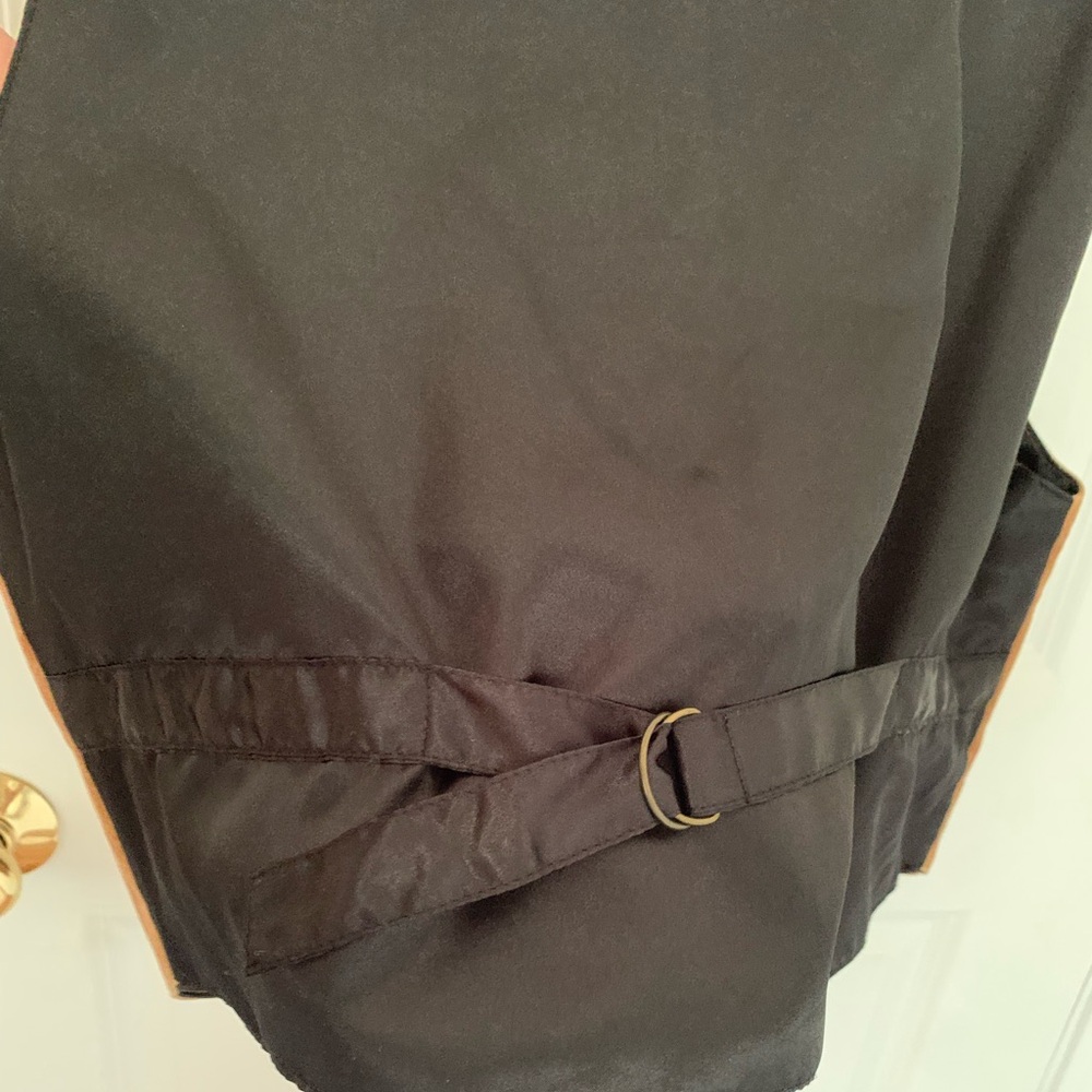 Scully mens vest, large, brown suede leather - Picture 7 of 8